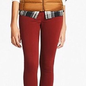 Uniqlo Heattech Legging Pants Burgundy Medium